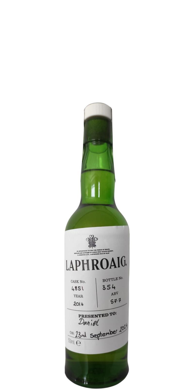 Laphroaig 2016  Handfilled - Distillery only