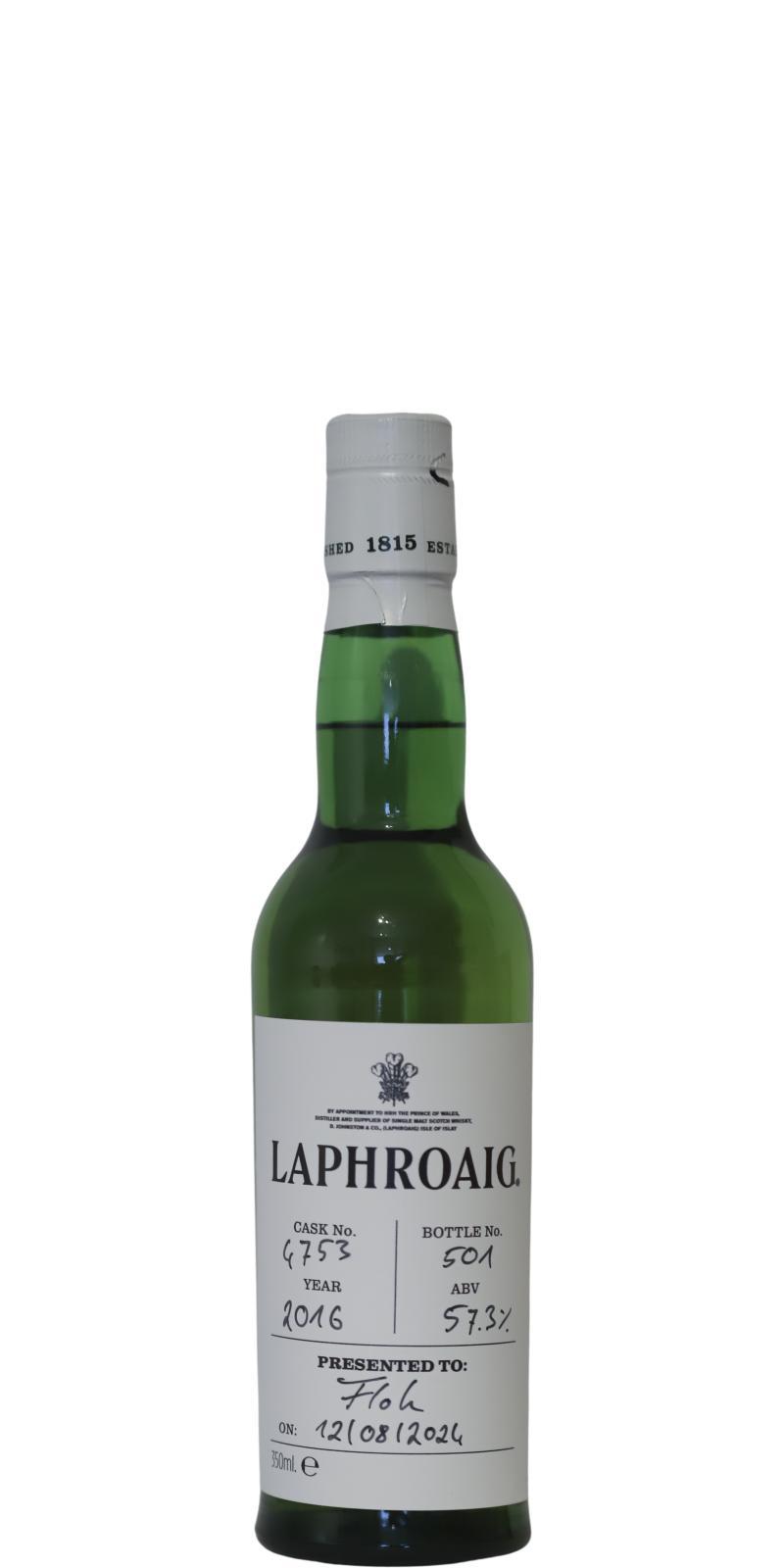 Laphroaig 2016  Handfilled - Distillery only