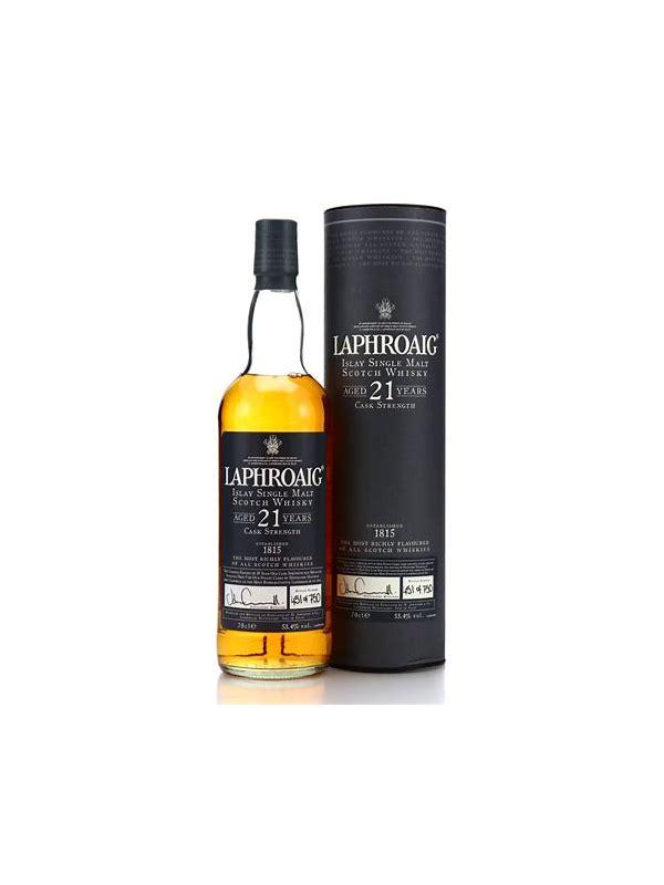 Laphroaig 21-year-old Heathrow  Cask Strength