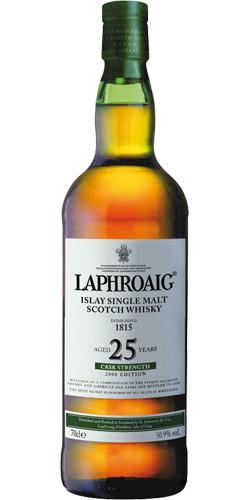 Laphroaig 25-year-old  Cask Strength Edition