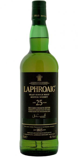 Laphroaig 25-year-old  Cask Strength Edition