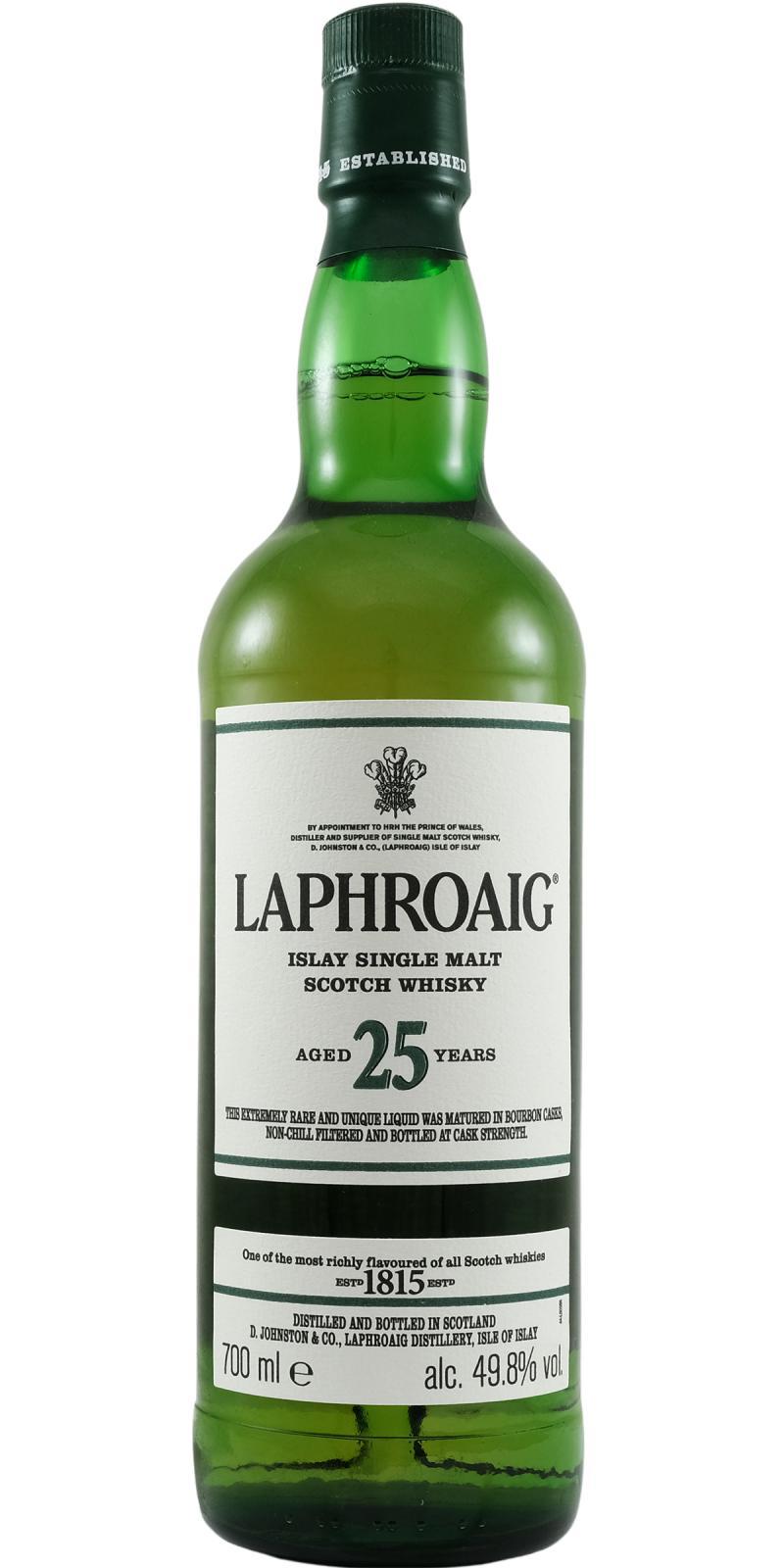 Laphroaig 25-year-old  Cask Strength Edition