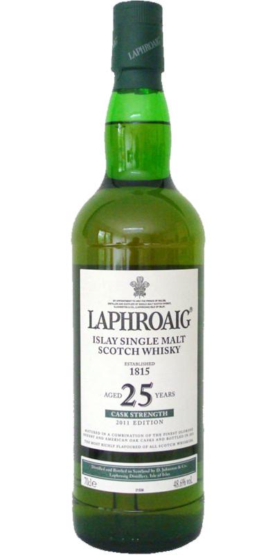 Laphroaig 25-year-old  Cask Strength Edition