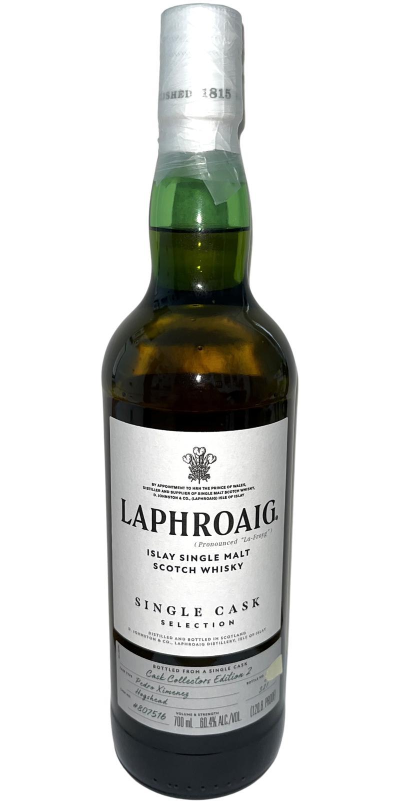 Laphroaig Cask Collectors Edition 2  Single Cask Selection