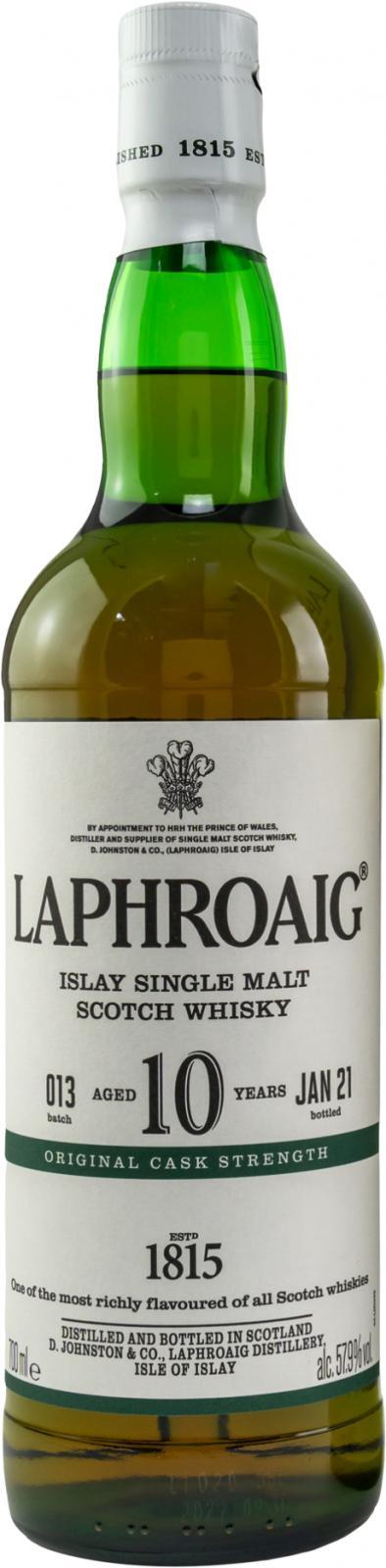 Laphroaig Cask Strength  Batch #013