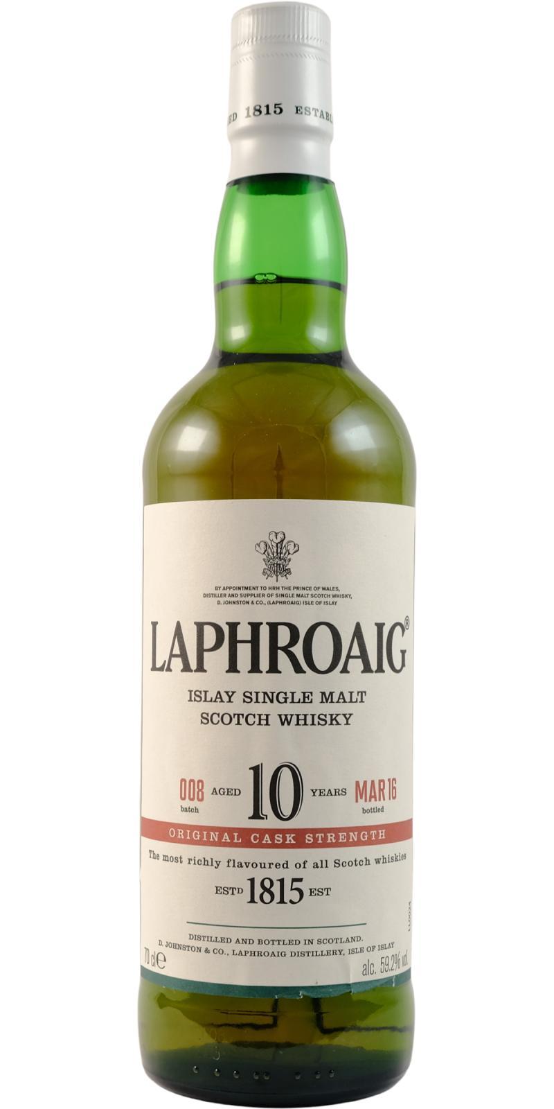 Laphroaig Cask Strength  Batch #008