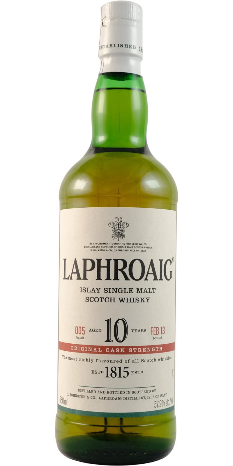 Laphroaig Cask Strength  Batch #005