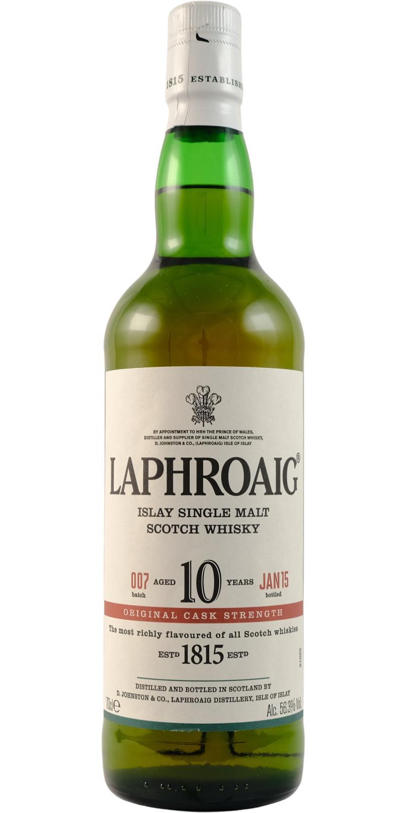 Laphroaig Cask Strength  Batch #007