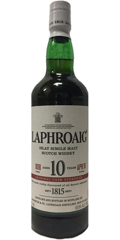 Laphroaig Cask Strength  Batch #008
