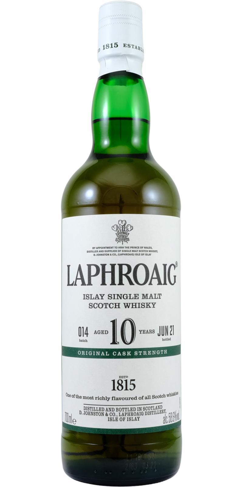 Laphroaig Cask Strength  Batch #014