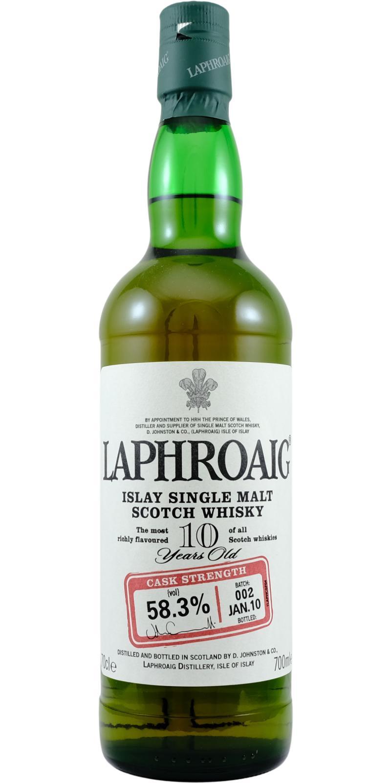 Laphroaig Cask Strength  Batch #002