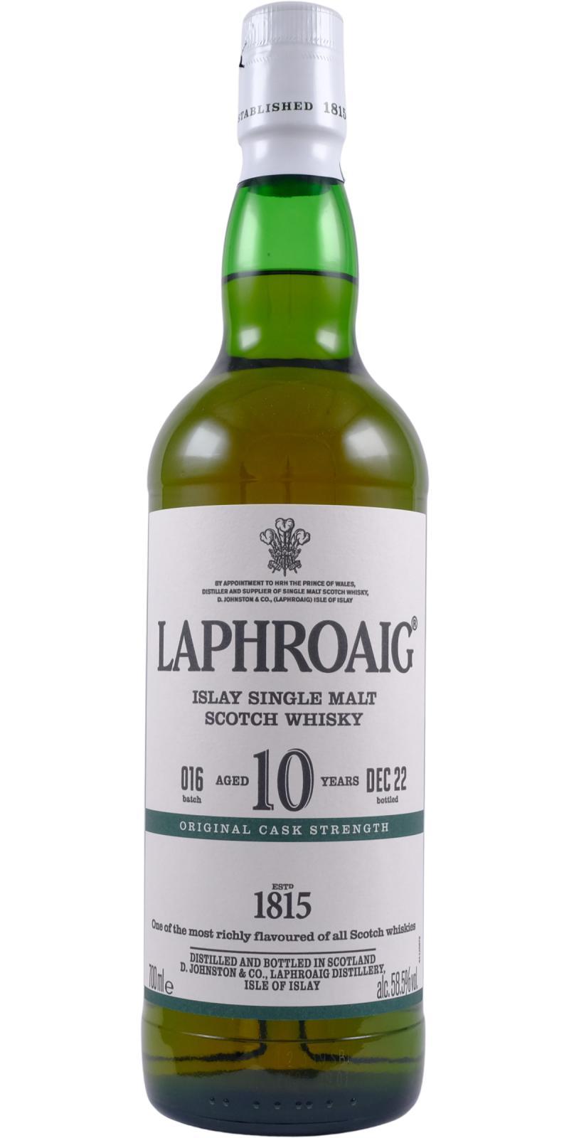 Laphroaig Cask Strength  Batch #016