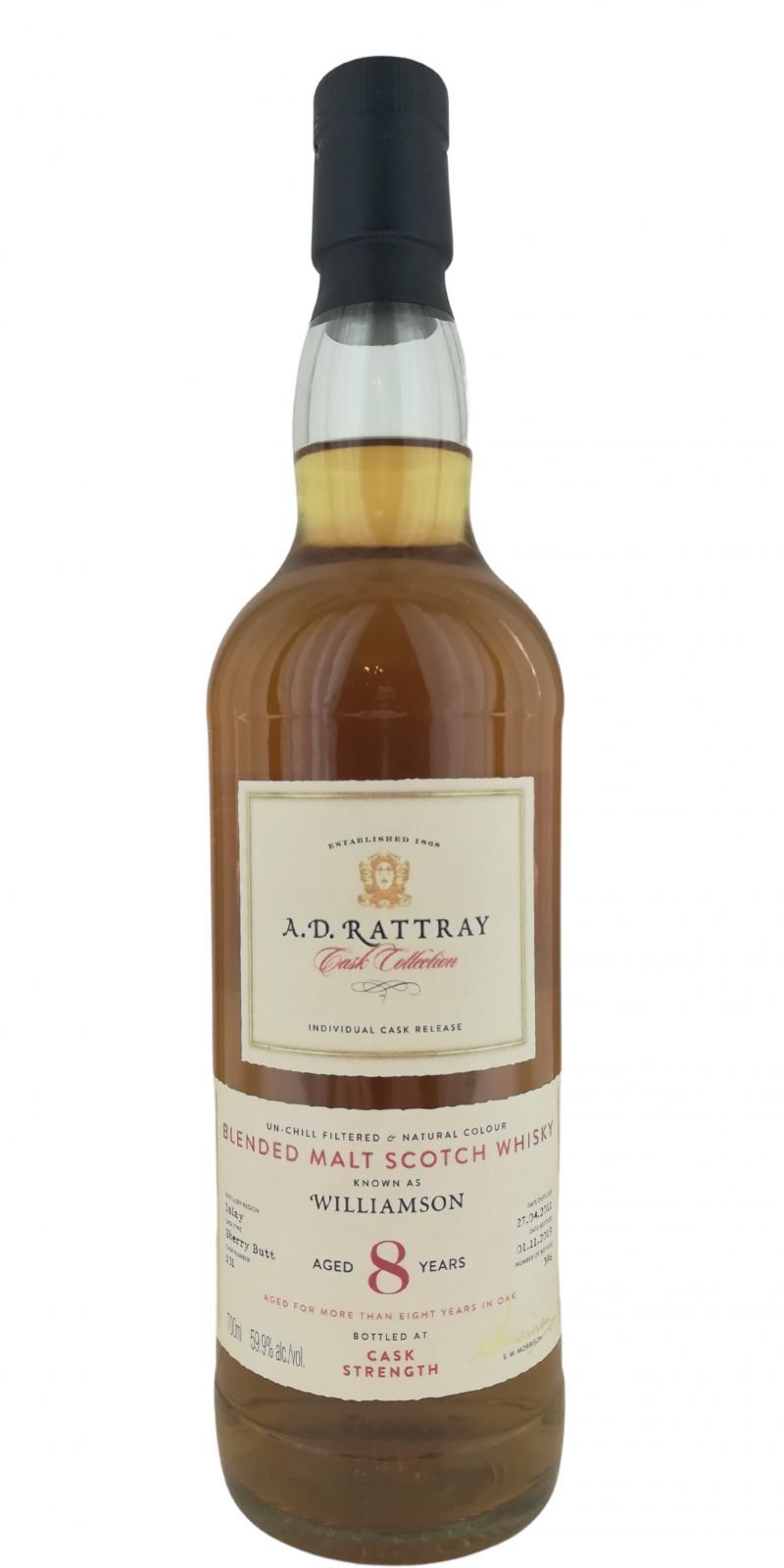 Williamson 2011 DR  Individual Cask Release