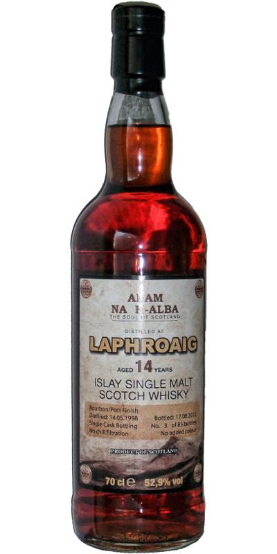 Laphroaig 1998 ANHA  The Soul of Scotland