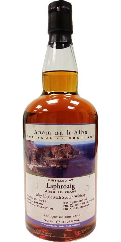Laphroaig 1998 ANHA  The Soul of Scotland