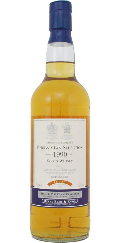Laphroaig 1990 BR  Berrys' Own Selection