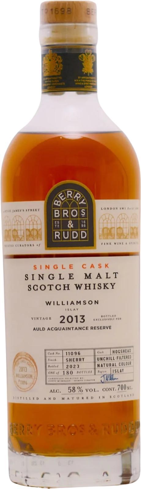 Williamson 2013 BR  Single Cask