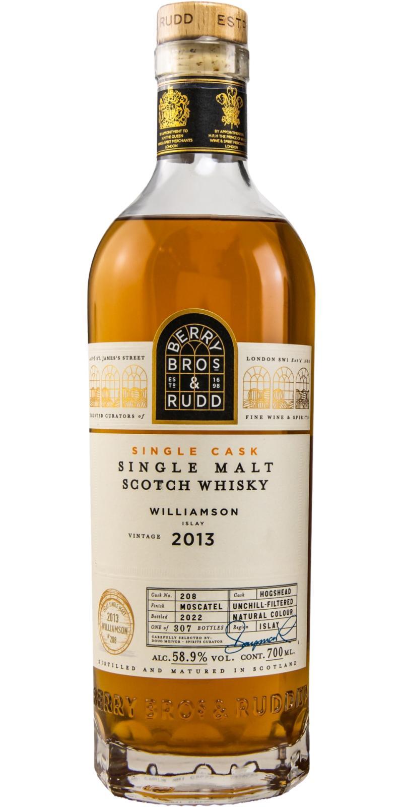 Williamson 2013 BR  Single Cask
