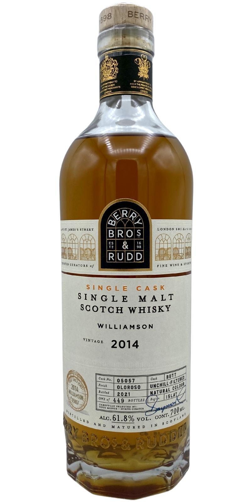 Williamson 2014 BR  Single Cask