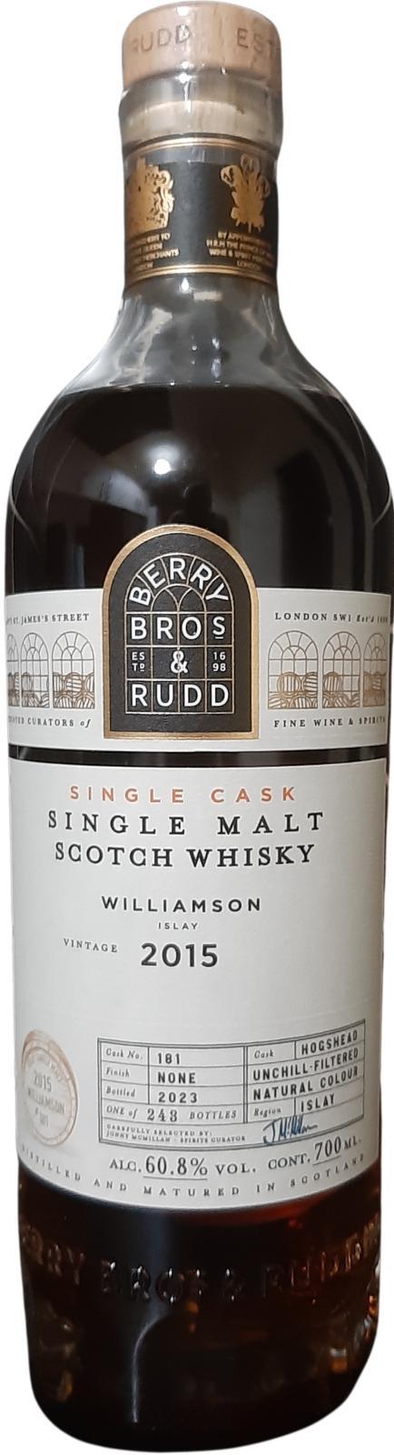 Williamson 2015 BR  Single Cask