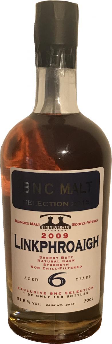 Linkphroaigh 2009 BNCA  BNC Malt Selection