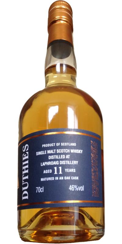 Laphroaig 11-year-old CA  Duthies