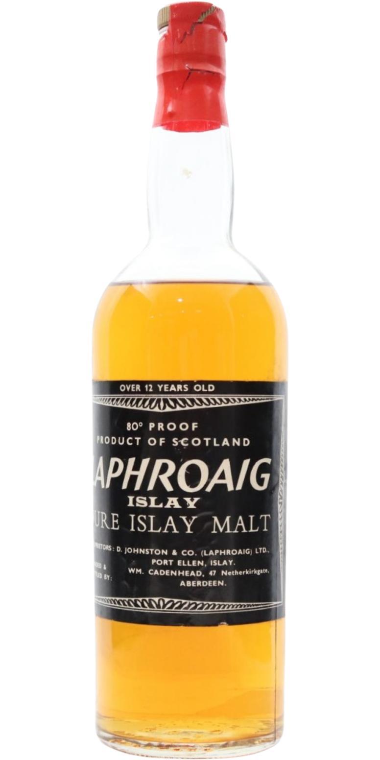 Laphroaig 12-year-old CA  Pure Islay Malt - 80° Proof