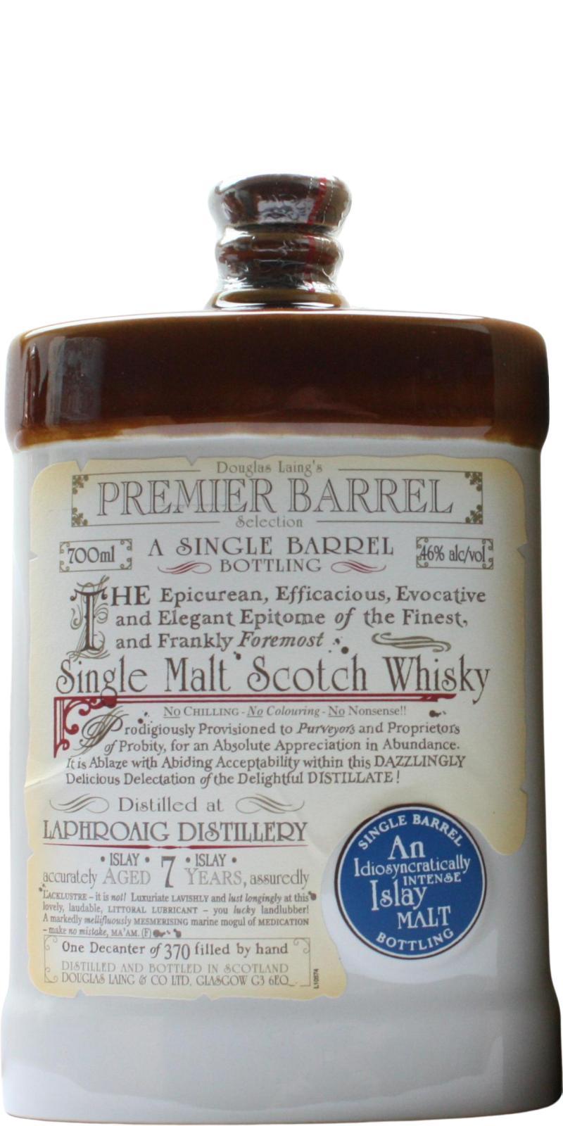 Laphroaig 07-year-old DL  Premier Barrel Selection