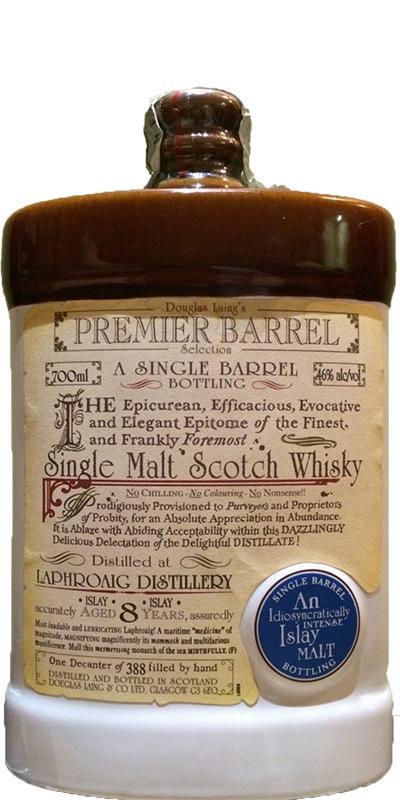 Laphroaig 08-year-old DL  Premier Barrel Selection