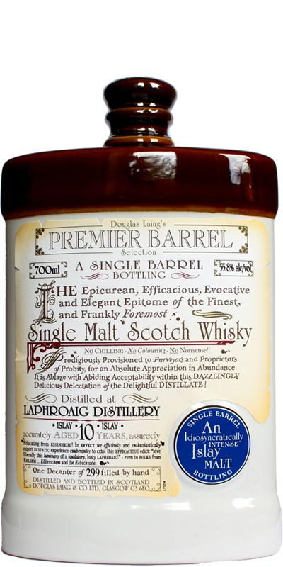 Laphroaig 10-year-old DL  Premier Barrel Selection
