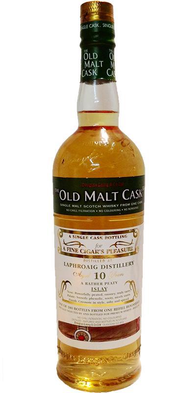 Laphroaig 10-year-old DL  The Old Malt Cask - Cigar Malt
