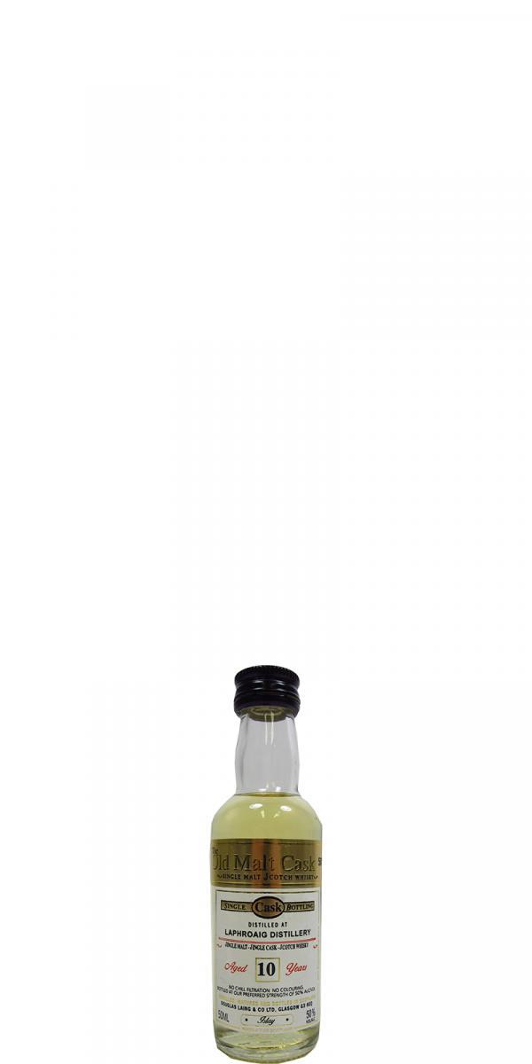 Laphroaig 10-year-old DL  The Old Malt Cask - Miniature