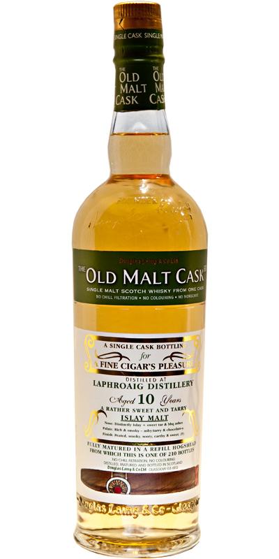 Laphroaig 10-year-old DL  The Old Malt Cask - Cigar Malt