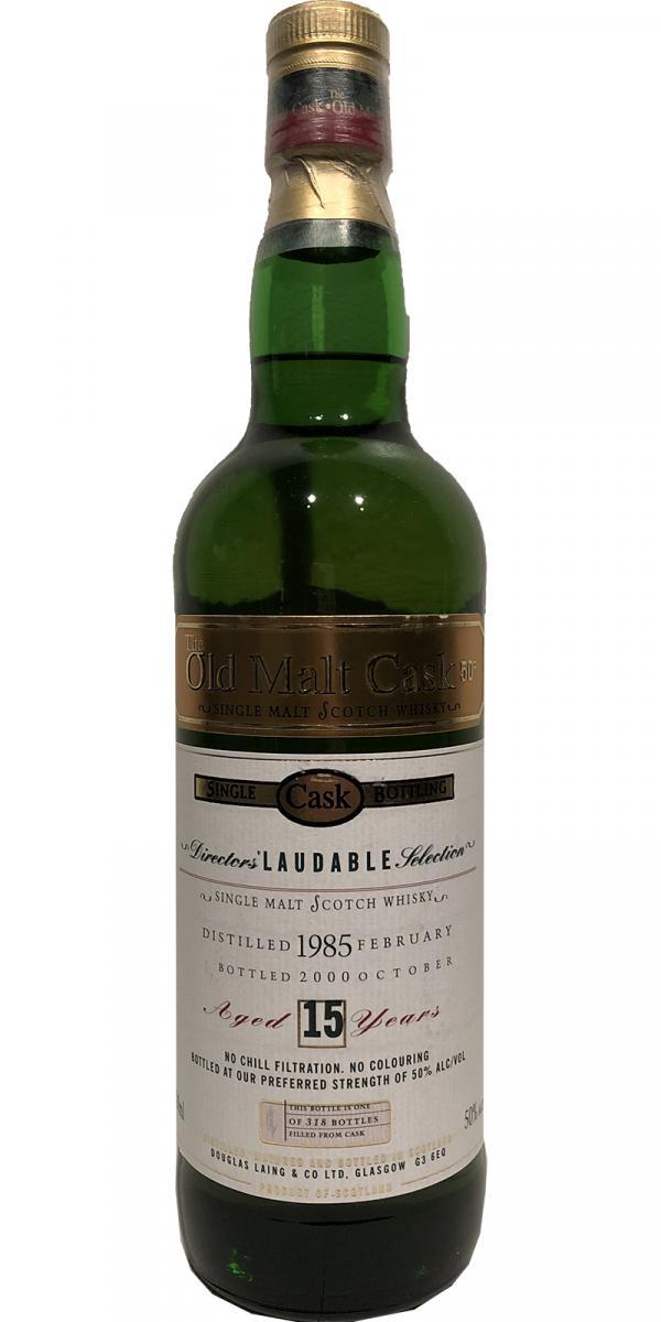 Laphroaig 1985 DL Laudable  The Old Malt Cask