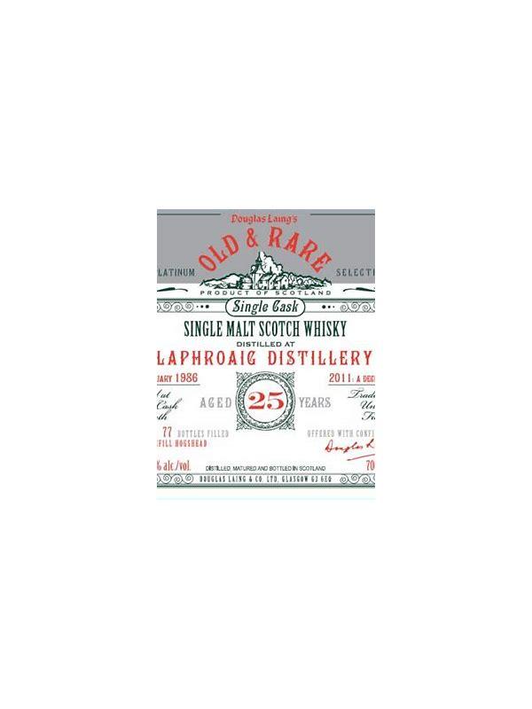 Laphroaig 1986 DL  Old & Rare - The Platinum Selection