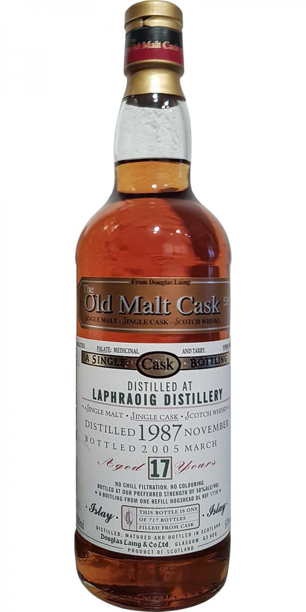 Laphroaig 1987 DL  The Old Malt Cask