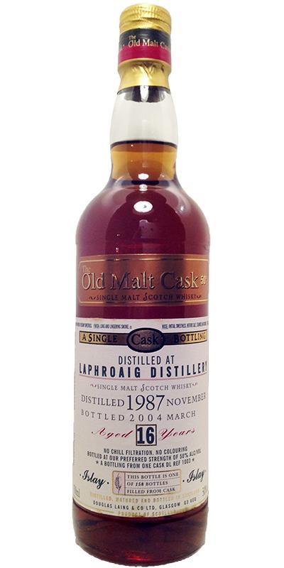 Laphroaig 1987 DL  The Old Malt Cask
