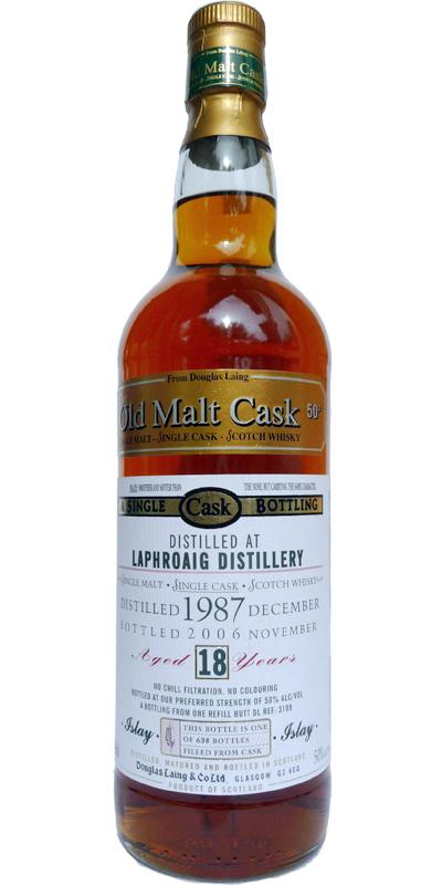 Laphroaig 1987 DL  The Old Malt Cask