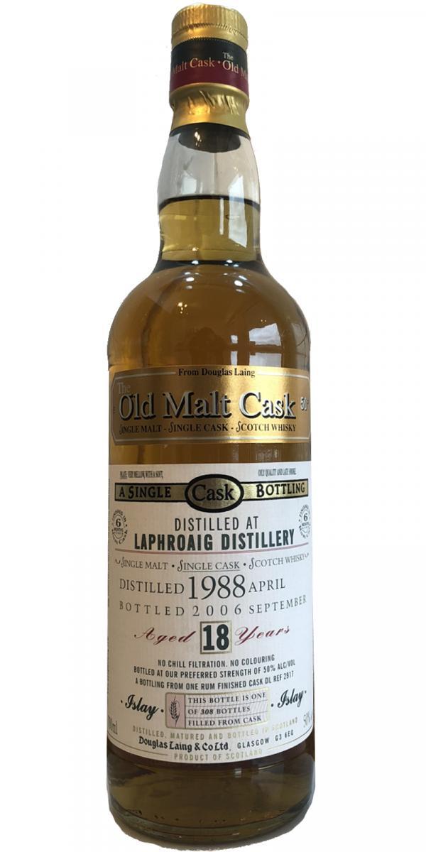 Laphroaig 1988 DL  The Old Malt Cask