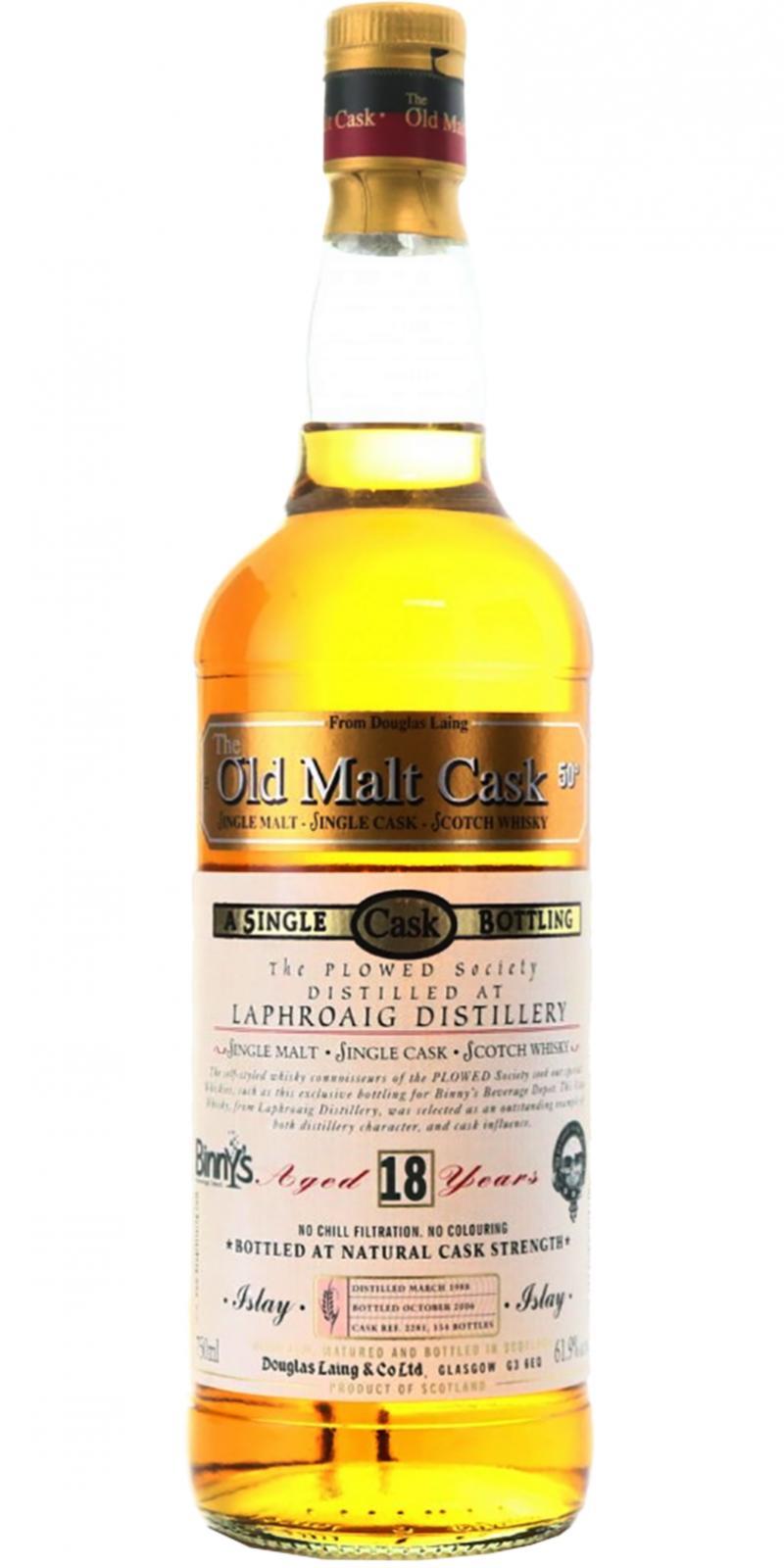 Laphroaig 1988 DL  The Old Malt Cask