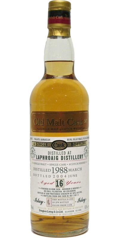 Laphroaig 1988 DL  The Old Malt Cask