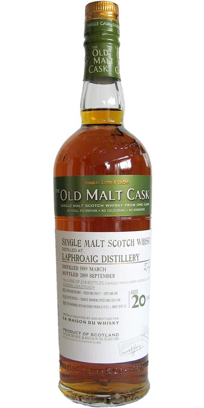 Laphroaig 1989 DL  The Old Malt Cask