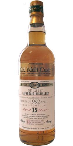 Laphroaig 1992 DL  The Old Malt Cask