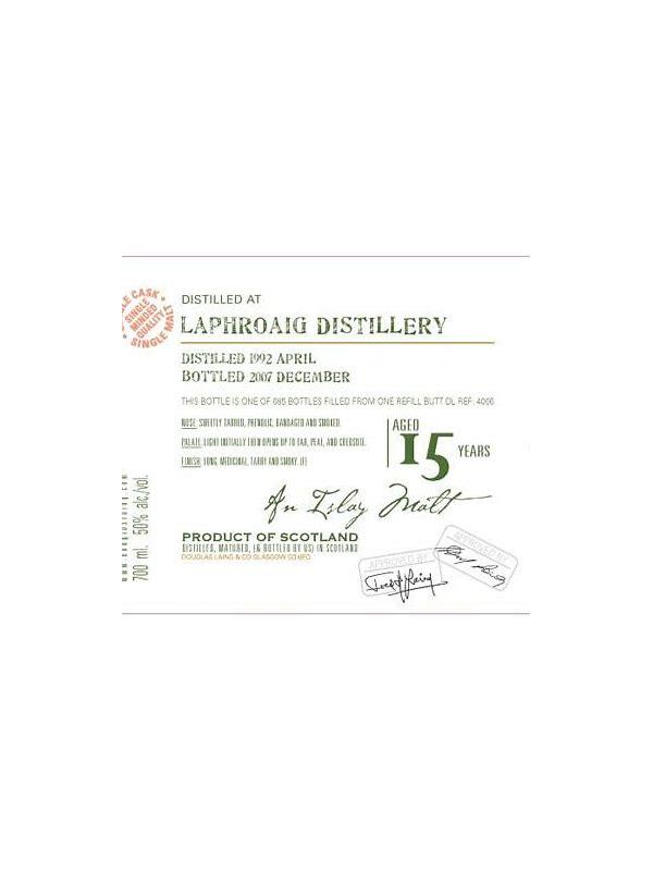 Laphroaig 1992 DL  XOP