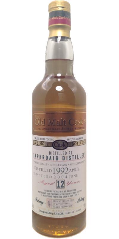 Laphroaig 1992 DL  The Old Malt Cask