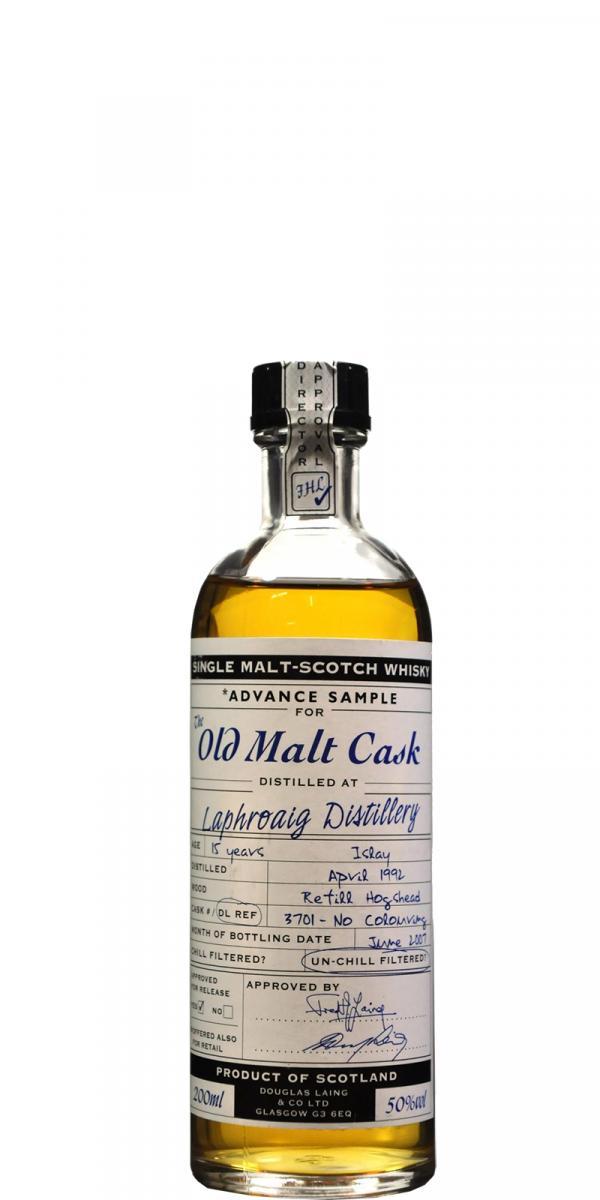 Laphroaig 1992 DL  The Old Malt Cask -  Advanced Sample