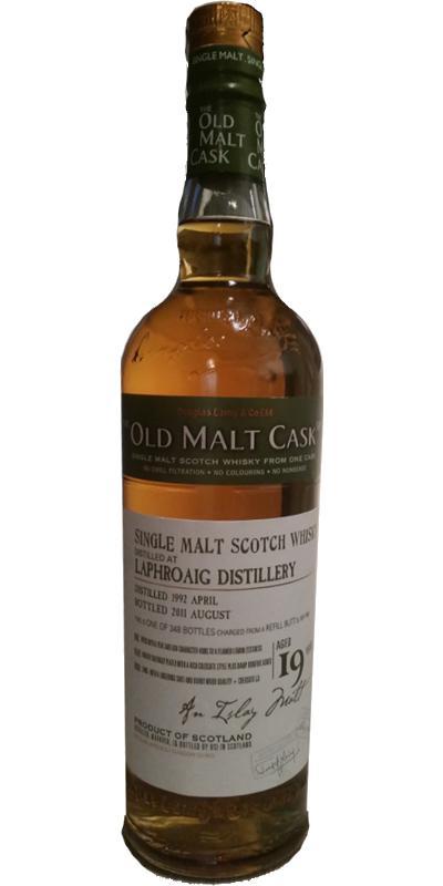 Laphroaig 1992 DL  The Old Malt Cask