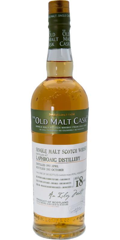 Laphroaig 1993 DL  The Old Malt Cask
