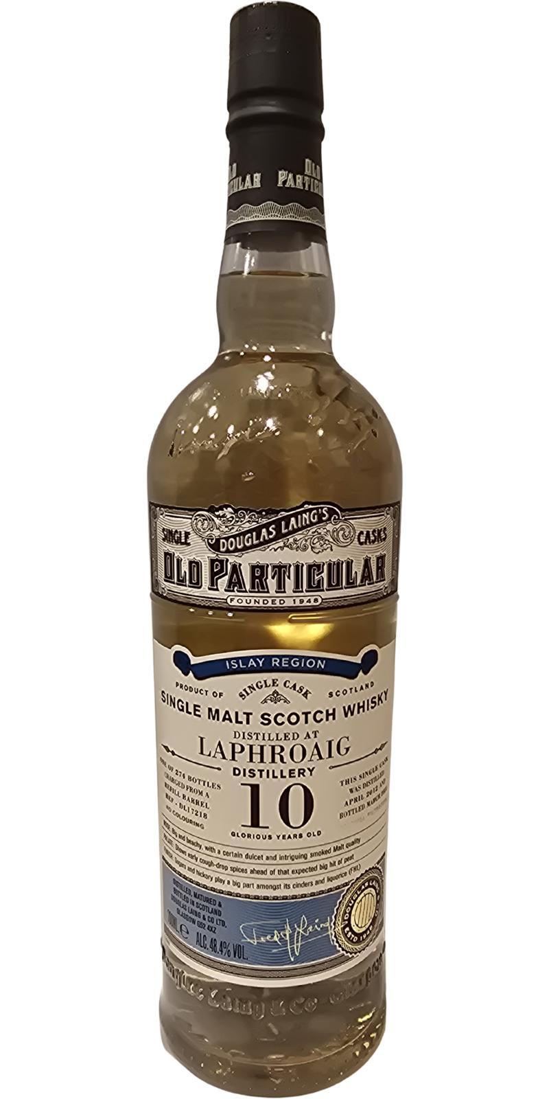Laphroaig 2012 DL  Old Particular