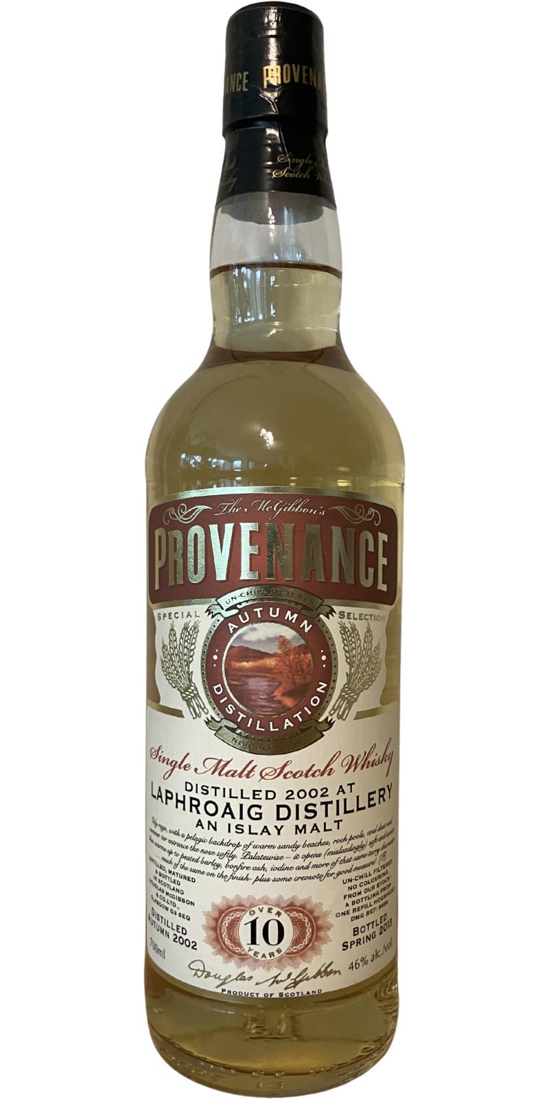 Laphroaig 2002 McG  McGibbon's Provenance